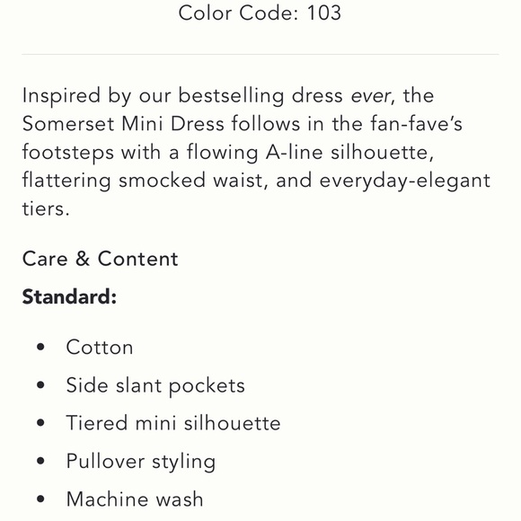 Anthropologie Somerset mini dress 3x - Picture 10 of 10